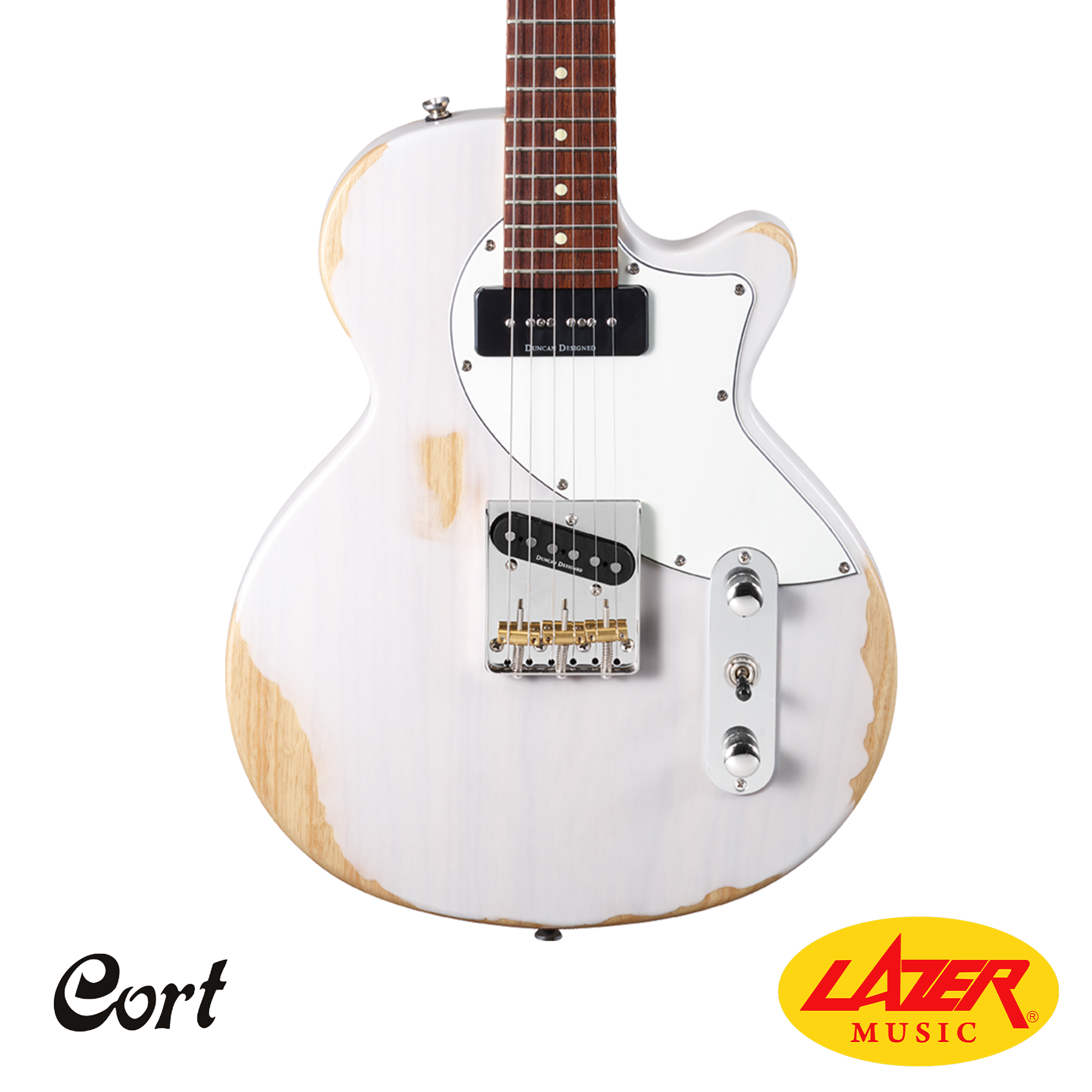 Cort Sunset TC Electric Guitar (White)
